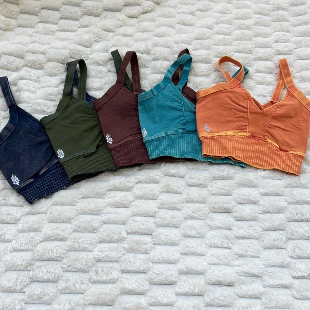 Just in/NEW COLORS - 🌺free people good karma scoop neck bra